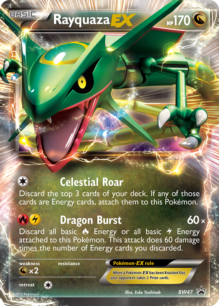 Rayquaza EX (BW47) [Black & White: Black Star Promos] | Tabernacle Games