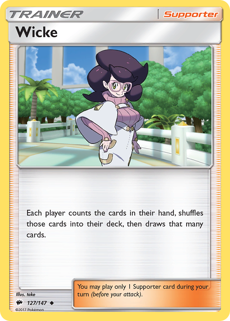 Wicke (127/147) [Sun & Moon: Burning Shadows] | Tabernacle Games