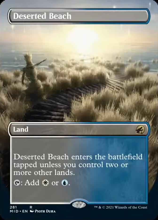 Deserted Beach (Borderless) [Innistrad: Midnight Hunt] | Tabernacle Games