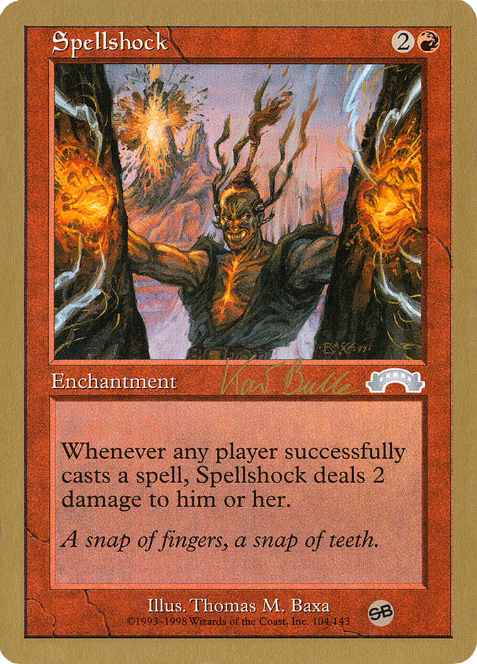 Spellshock (Kai Budde) (SB) [World Championship Decks 1999] | Tabernacle Games