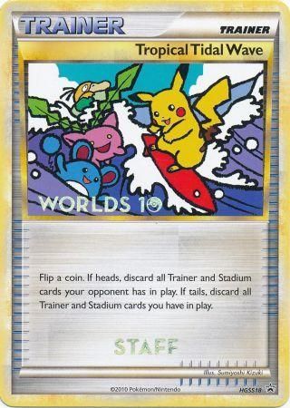 Tropical Tidal Wave (HGSS18) (Staff) [HeartGold & SoulSilver: Black Star Promos] | Tabernacle Games