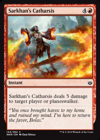 Sarkhan's Catharsis [War of the Spark] | Tabernacle Games