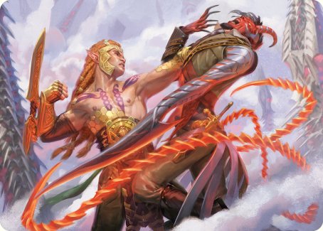 Tyvar's Stand Art Card [Phyrexia: All Will Be One Art Series] | Tabernacle Games