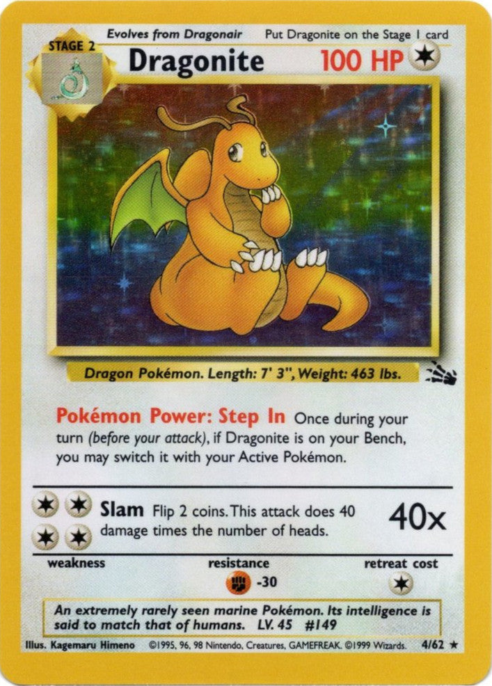 Dragonite (4/62) [Fossil Unlimited] | Tabernacle Games