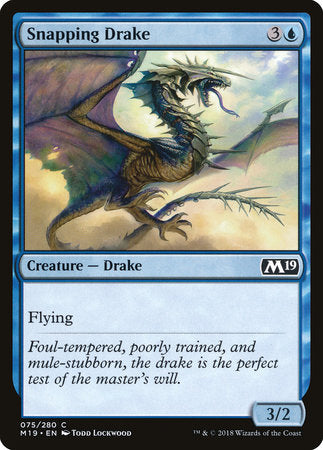 Snapping Drake [Core Set 2019] | Tabernacle Games