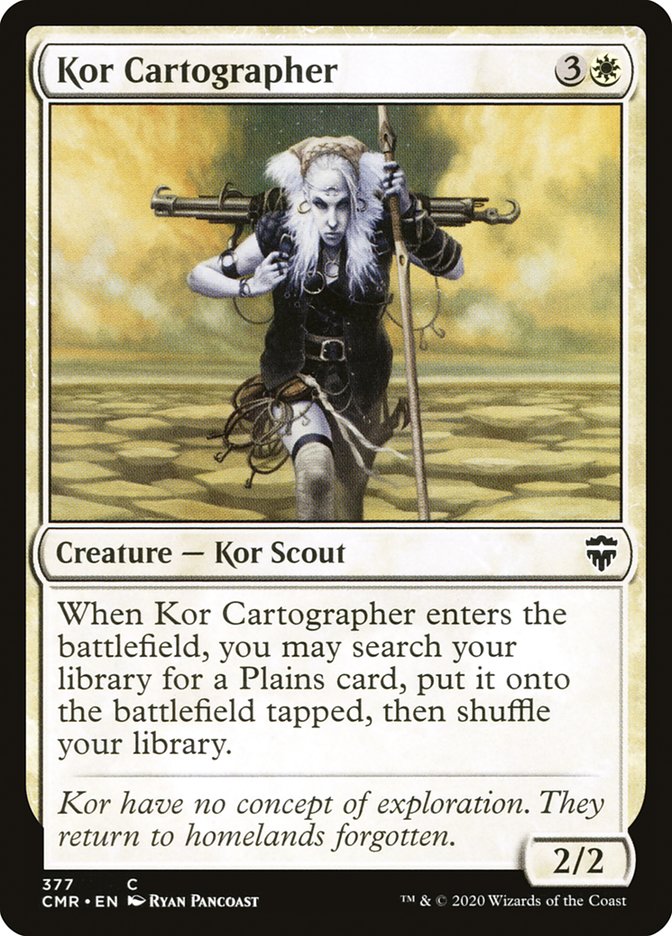 Kor Cartographer (377) [Commander Legends Commander Deck] | Tabernacle Games