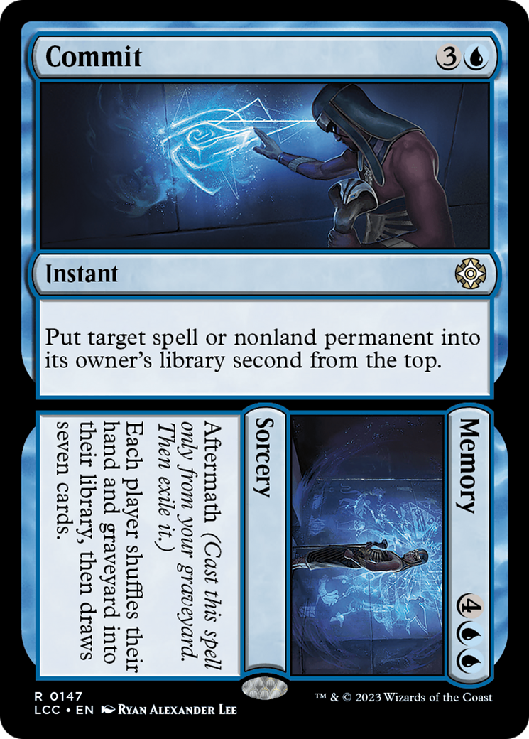 Commit // Memory [The Lost Caverns of Ixalan Commander] | Tabernacle Games