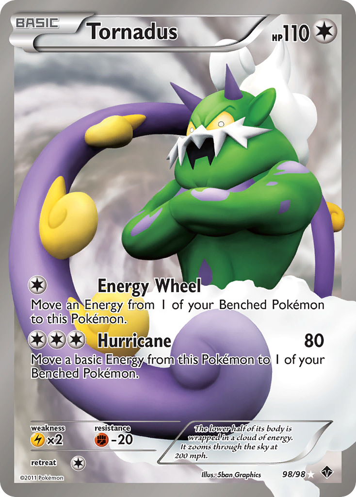 Tornadus (98/98) [Black & White: Emerging Powers] | Tabernacle Games