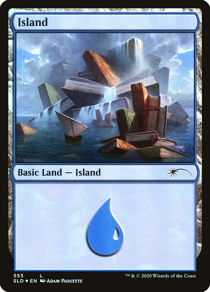 Island (Well Read) (555) [Secret Lair Drop Promos] | Tabernacle Games
