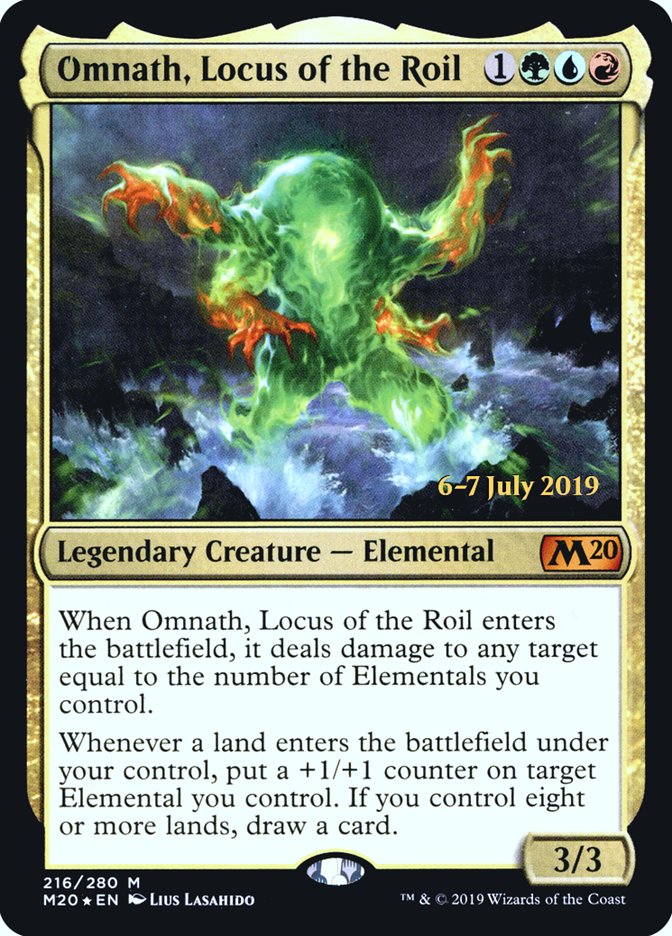 Omnath, Locus of the Roil  [Core Set 2020 Prerelease Promos] | Tabernacle Games