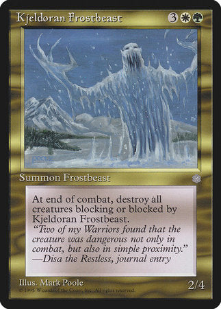 Kjeldoran Frostbeast [Ice Age] | Tabernacle Games