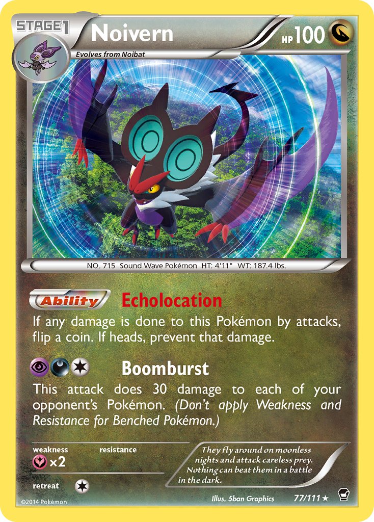 Noivern (77/111) (Cosmos Holo) (Blister Exclusive) [XY: Furious Fists] | Tabernacle Games