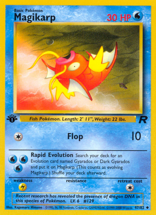 Magikarp (47/82) [Team Rocket 1st Edition] | Tabernacle Games