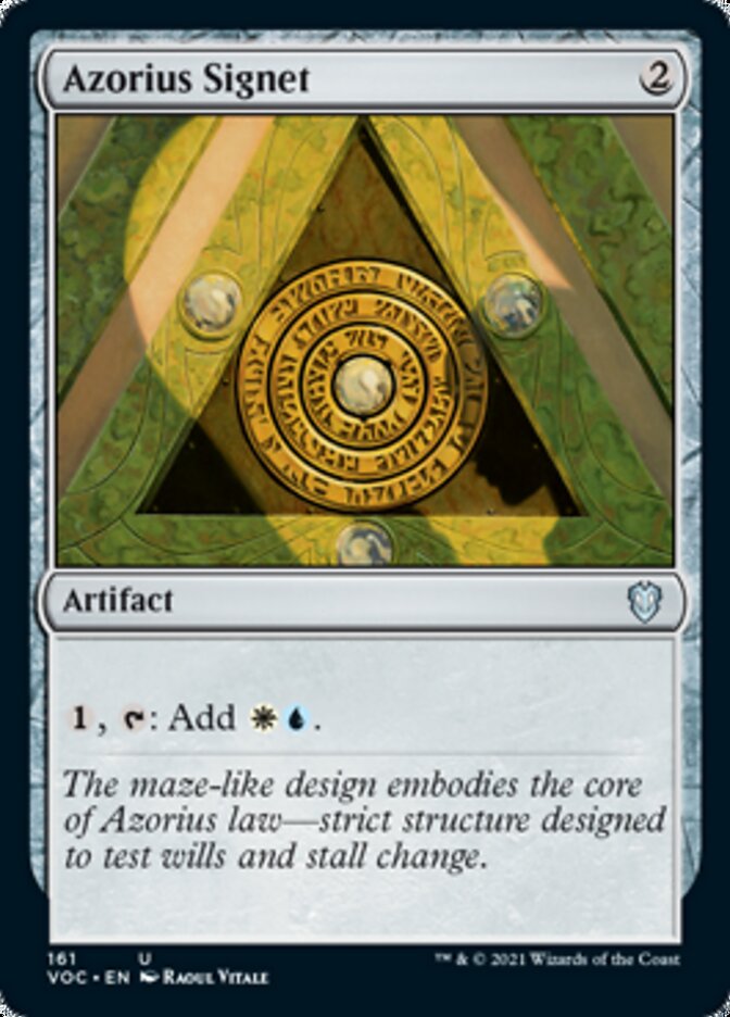 Azorius Signet [Innistrad: Crimson Vow Commander] | Tabernacle Games