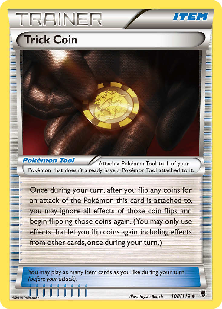 Trick Coin (108/119) [XY: Phantom Forces] | Tabernacle Games
