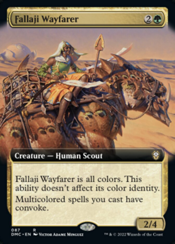 Fallaji Wayfarer (Extended Art) [Dominaria United Commander] | Tabernacle Games