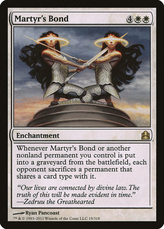 Martyr's Bond [Commander 2011] | Tabernacle Games