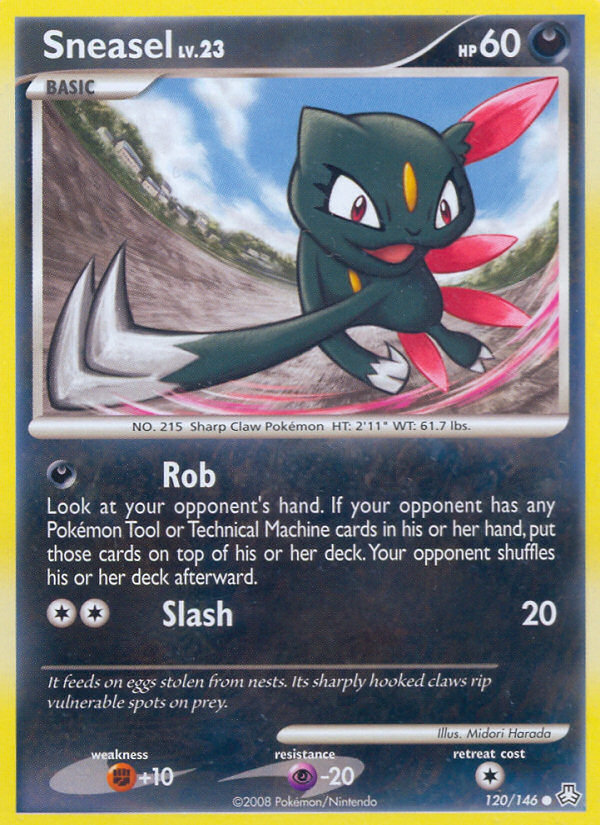 Sneasel (120/146) [Diamond & Pearl: Legends Awakened] | Tabernacle Games