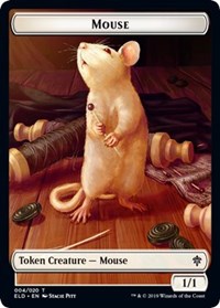 Mouse // Food (16) Double-sided Token [Throne of Eldraine Tokens] | Tabernacle Games