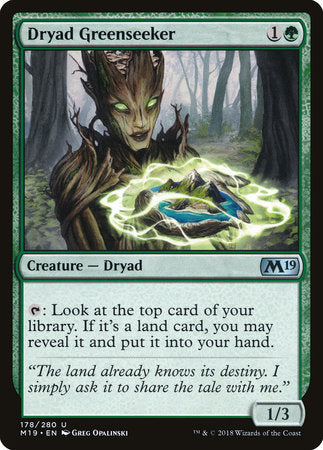 Dryad Greenseeker [Core Set 2019] | Tabernacle Games