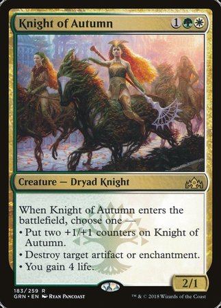 Knight of Autumn [Guilds of Ravnica] | Tabernacle Games