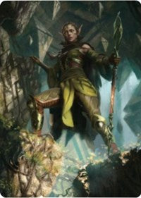 Nissa of Shadowed Boughs 1 Art Card [Zendikar Rising Art Series] | Tabernacle Games