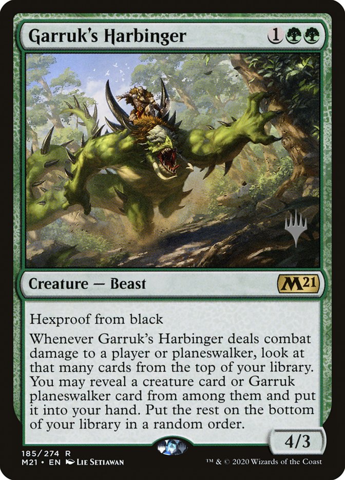 Garruk's Harbinger (Promo Pack) [Core Set 2021 Promos] | Tabernacle Games