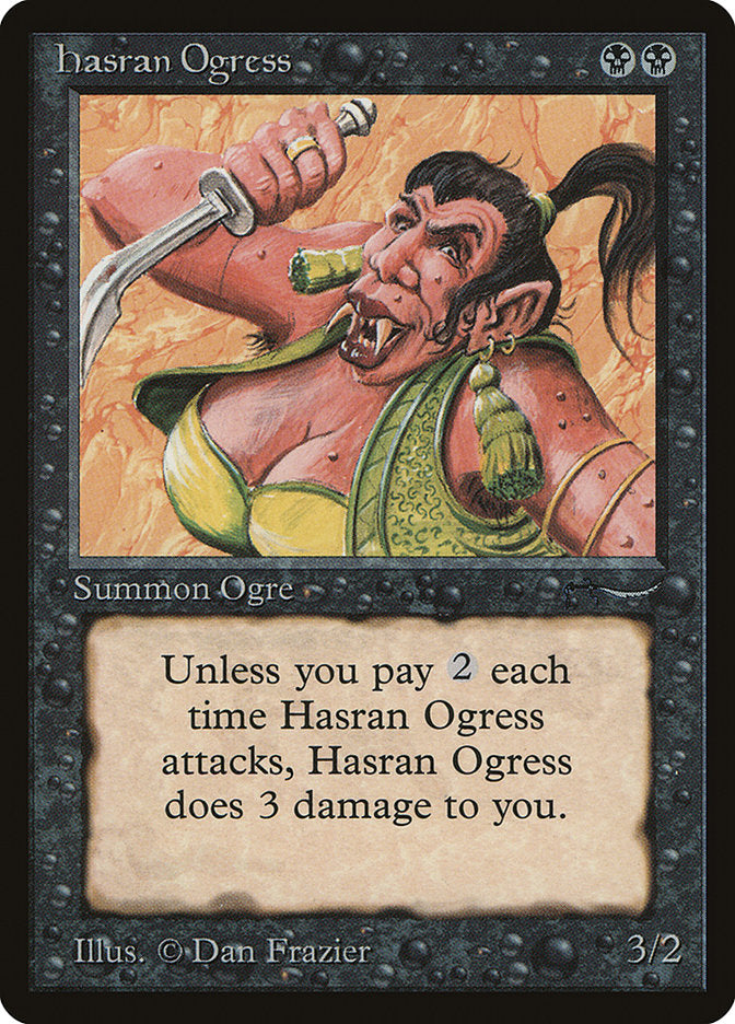 Hasran Ogress (Light Mana Cost) [Arabian Nights] | Tabernacle Games