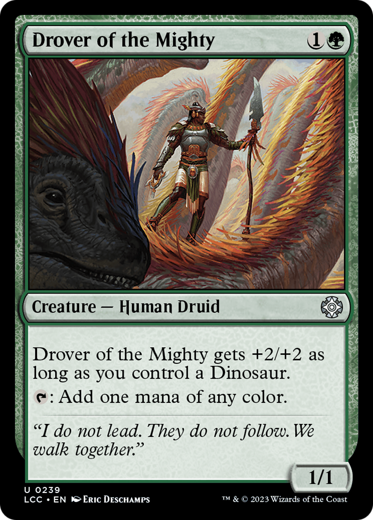 Drover of the Mighty [The Lost Caverns of Ixalan Commander] | Tabernacle Games