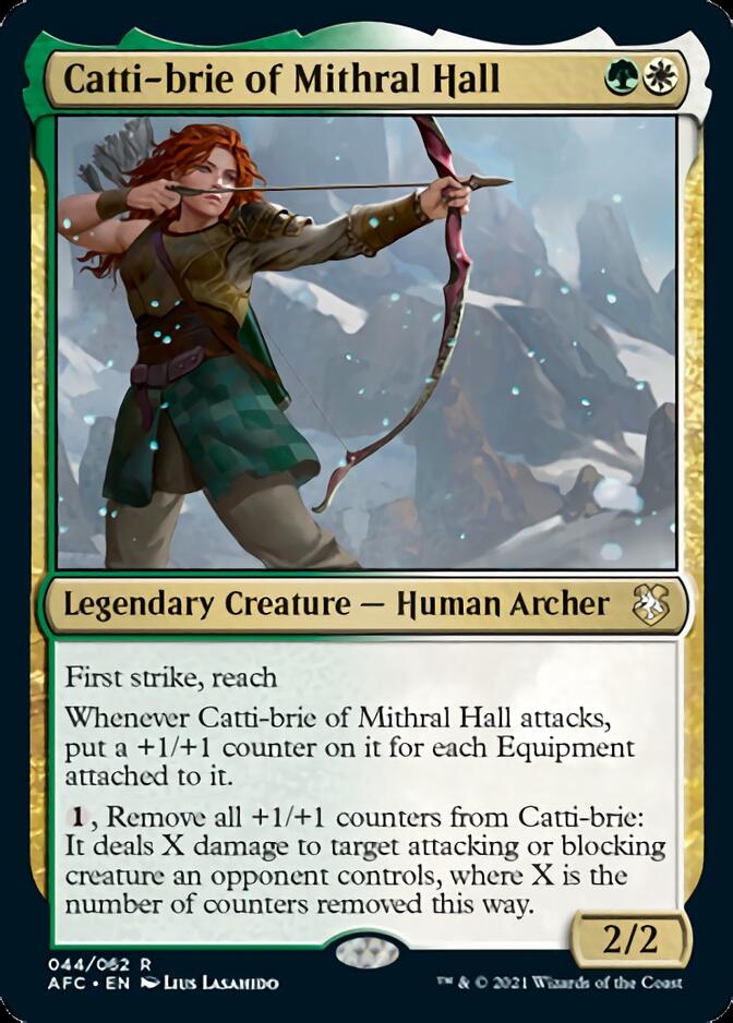 Catti-brie of Mithral Hall [Dungeons & Dragons: Adventures in the Forgotten Realms Commander] | Tabernacle Games