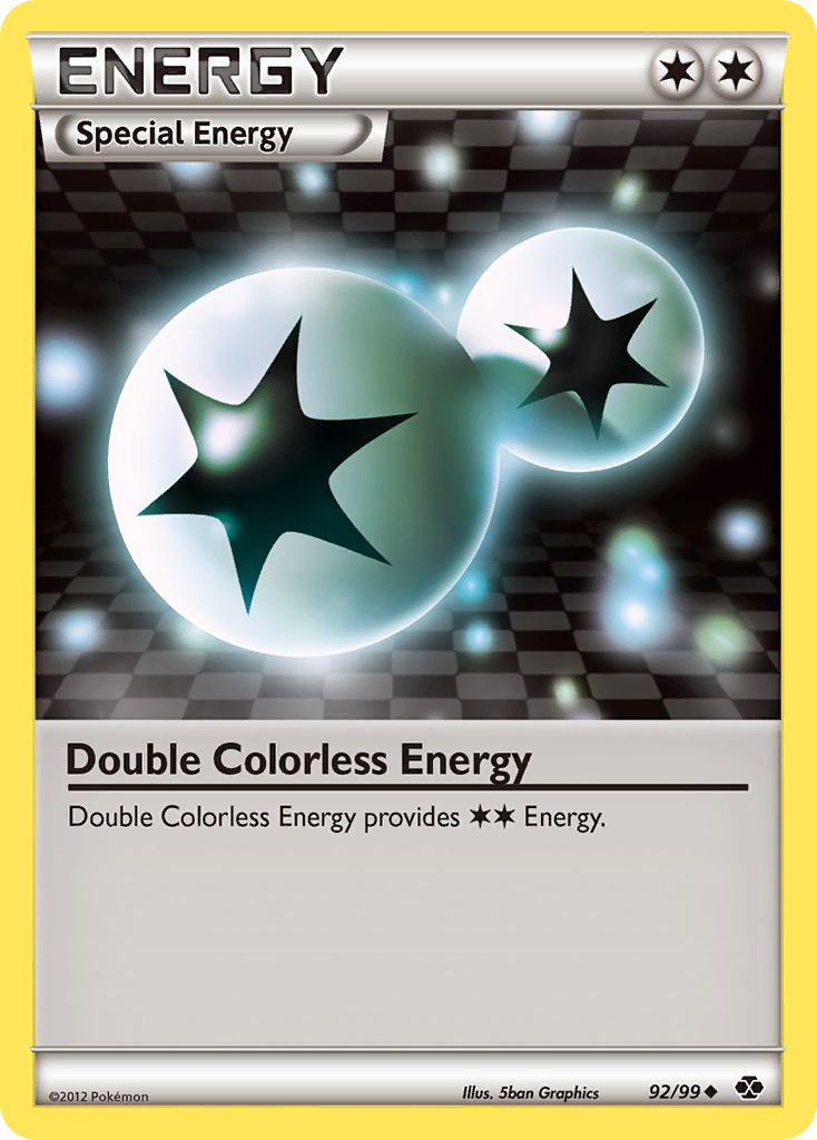 Double Colorless Energy (92/99) [Black & White: Next Destinies] | Tabernacle Games