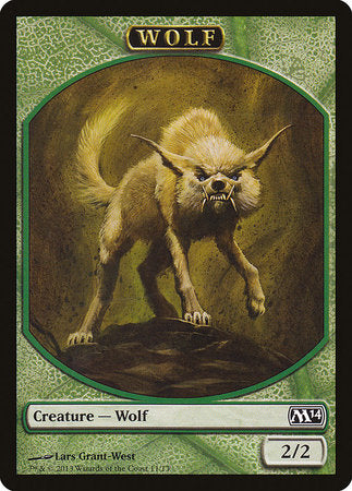 Wolf Token [Magic 2014 Tokens] | Tabernacle Games