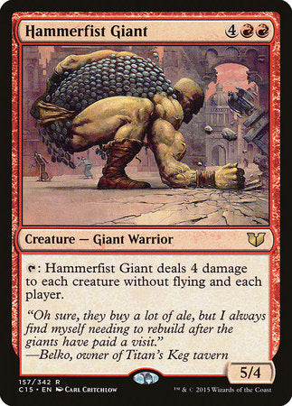 Hammerfist Giant [Commander 2015] | Tabernacle Games