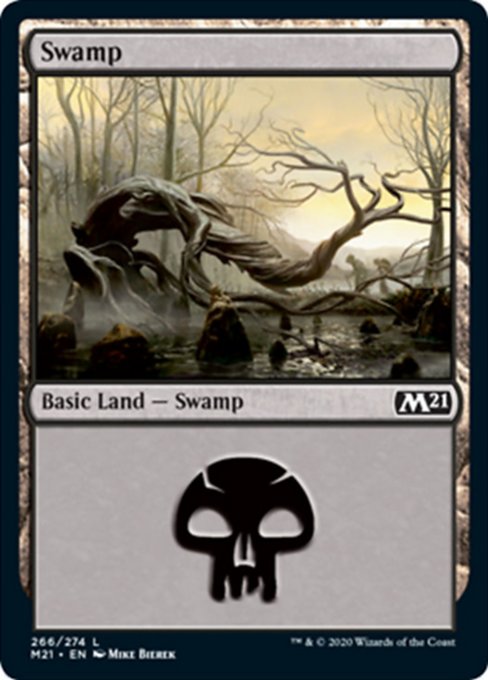 Swamp [Core Set 2021] | Tabernacle Games