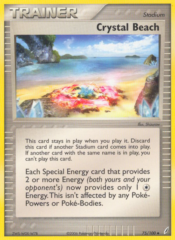 Crystal Beach (75/100) [EX: Crystal Guardians] | Tabernacle Games