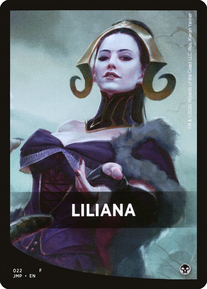 Liliana Theme Card [Jumpstart Front Cards] | Tabernacle Games