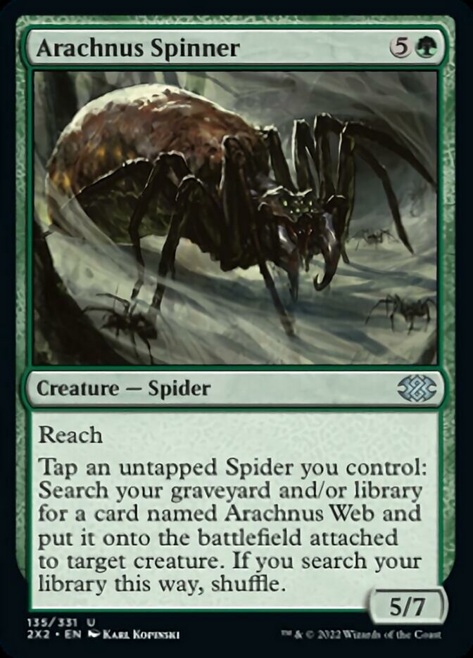 Arachnus Spinner [Double Masters 2022] | Tabernacle Games