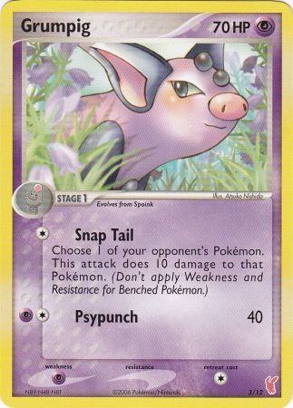 Grumpig (3/12) [EX: Trainer Kit 2 - Plusle] | Tabernacle Games