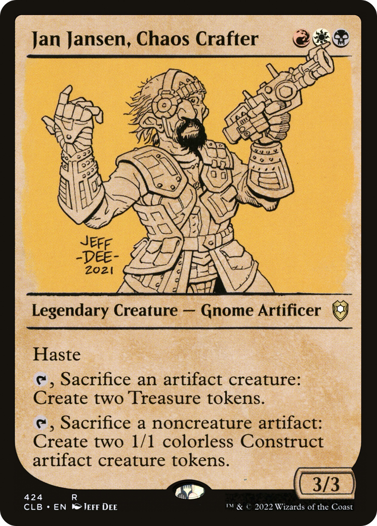 Jan Jansen, Chaos Crafter (Showcase) [Commander Legends: Battle for Baldur's Gate] | Tabernacle Games