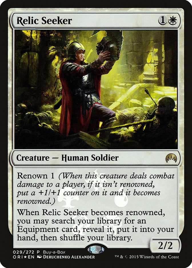 Relic Seeker (Buy-A-Box) [Magic Origins Promos] | Tabernacle Games