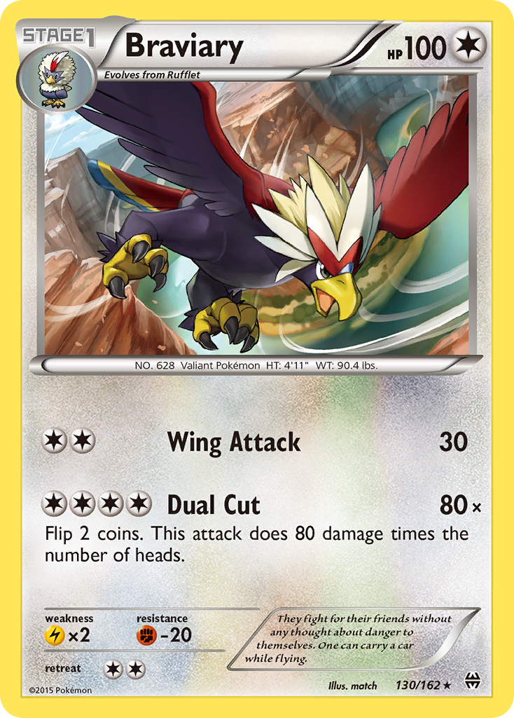 Braviary (130/162) [XY: BREAKthrough] | Tabernacle Games