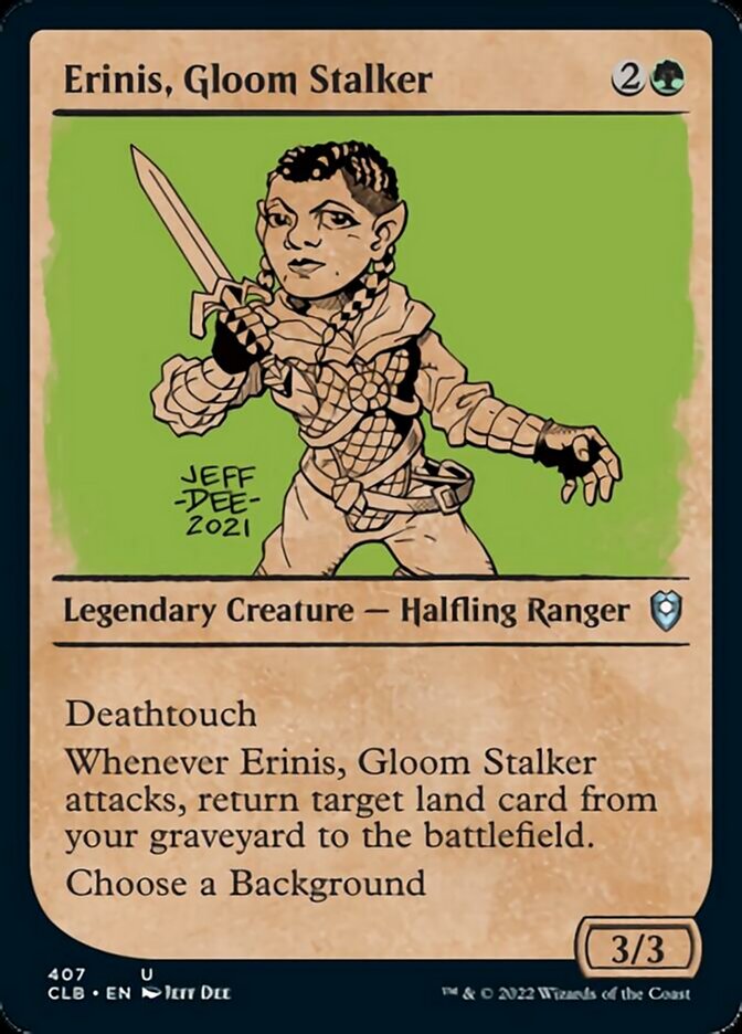 Erinis, Gloom Stalker (Showcase) [Commander Legends: Battle for Baldur's Gate] | Tabernacle Games