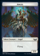 Fish // Angel Double-sided Token [Streets of New Capenna Tokens] | Tabernacle Games