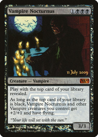 Vampire Nocturnus [Magic 2010 Promos] | Tabernacle Games