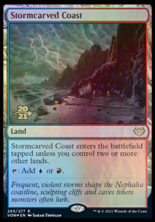 Stormcarved Coast [Innistrad: Crimson Vow Prerelease Promos] | Tabernacle Games