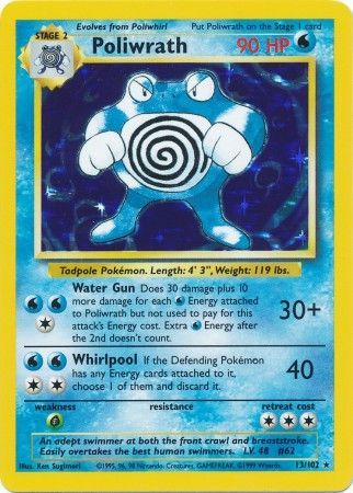 Poliwrath (13/102) [Base Set Unlimited] | Tabernacle Games