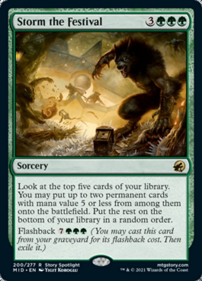 Storm the Festival [Innistrad: Midnight Hunt] | Tabernacle Games