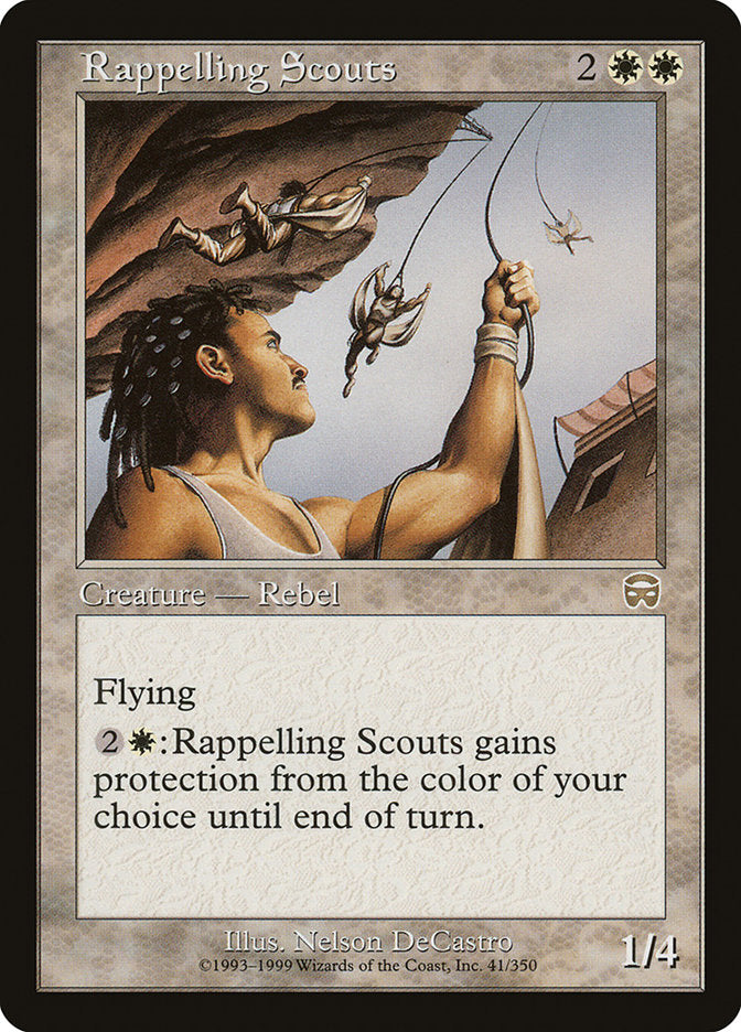 Rappelling Scouts [Mercadian Masques] | Tabernacle Games