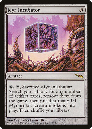 Myr Incubator [Mirrodin] | Tabernacle Games