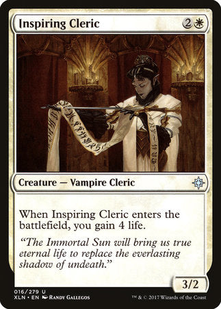 Inspiring Cleric [Ixalan] | Tabernacle Games